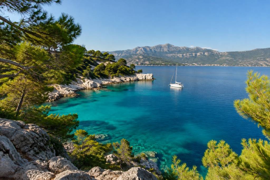 Carte de Croatie en Europe : les régions et les destinations naturistes à découvrir