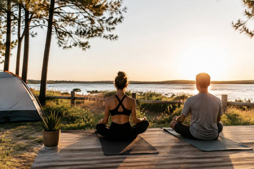Wellness sport camping à Carcans : séjour bien-être et activités en plein air